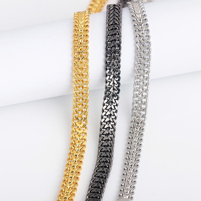 Creative & Simple Hip-Hop Titanium Steel Chain Bracelet – Bold & Stylish- CH013