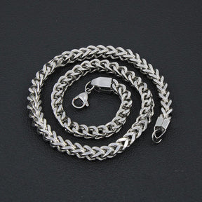 Stainless Steel Keel Link Chain Necklace – Durable & Stylish Unisex Jewelry for Men & Women- CH003