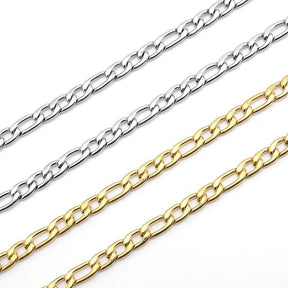 Luxury Gold-Plated Stainless Steel Chain Necklace – Stylish & Durable Jewelry for Men- CH008