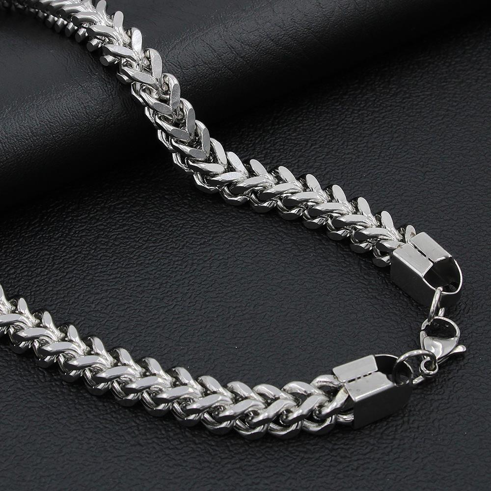 Stainless Steel Keel Link Chain Necklace – Durable & Stylish Unisex Jewelry for Men & Women- CH003