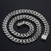 Silver High Polish Stainless Steel Link Chain for Men Necklaces Jewelry- CH004