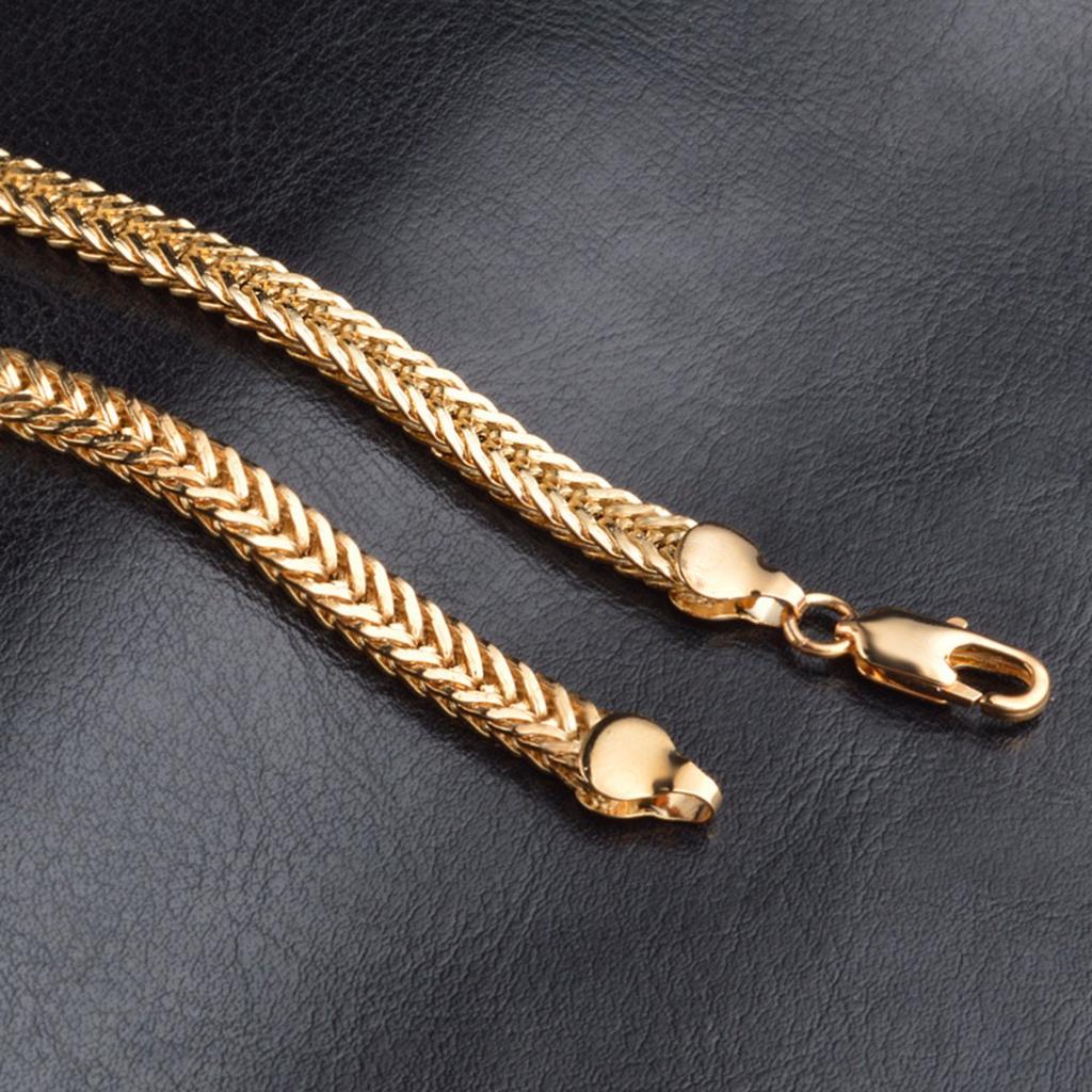 Bold Punk 18K Gold-Plated Chain Necklace – Stylish Jewelry for Men & Women- CH010