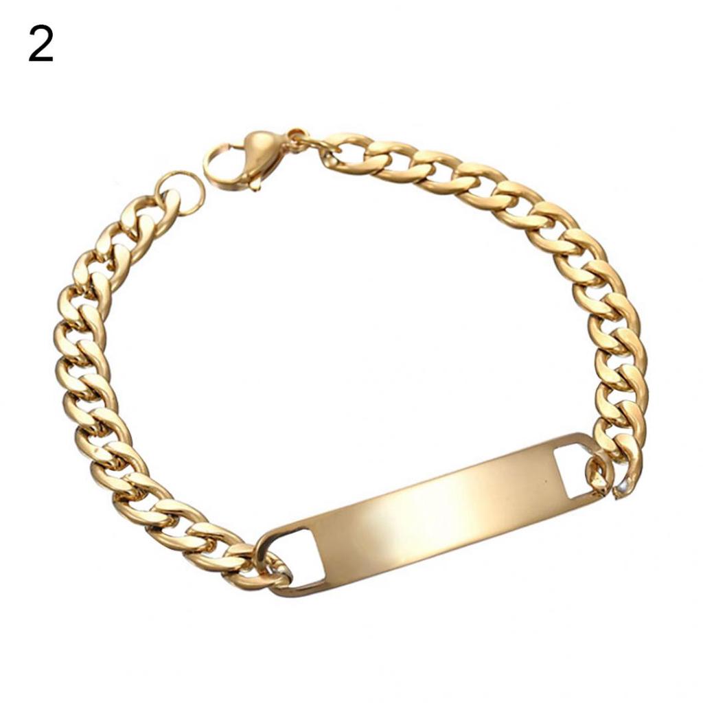 Men’s Stainless Steel Chain Bracelet – Fashion Bangle for Party, Club, Prom & Pub Jewelry- BR013