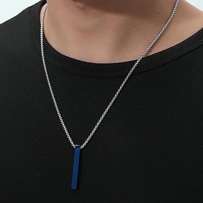 Men's 925 Sterling Silver Necklace with Unique Pendant – Luxury Silver Chain- L001