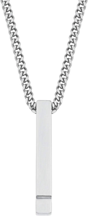 Men's 925 Sterling Silver Necklace with Unique Pendant – Luxury Silver Chain- L001