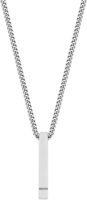 Men's 925 Sterling Silver Necklace with Unique Pendant – Luxury Silver Chain- L001