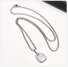 Handcrafted 925 Sterling Silver Necklace for Men – Unique Pendant with Premium Silver Chain- L003