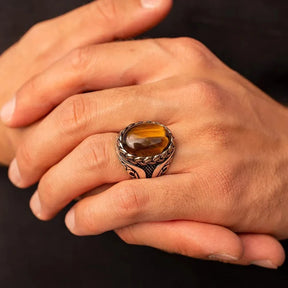 TIGER EYE TURKISH RING