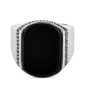 Modern Elegance Black Onyx Ring